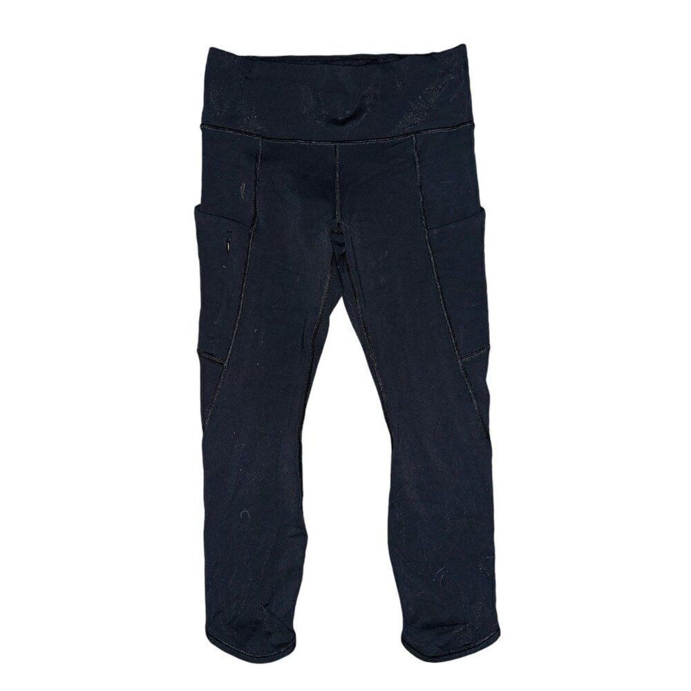 FB11 Athleta Womens Leggings Pants Black Size Small Workout - Picture 1 of 6
